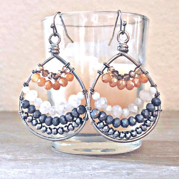 Whimsy Avenue Jewelry - Silver Sunset Earrings
